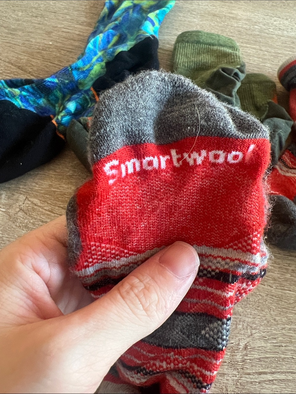 Men's Assorted Smartwool Running Socks - Multi Color Pack - Picture 2 of 3